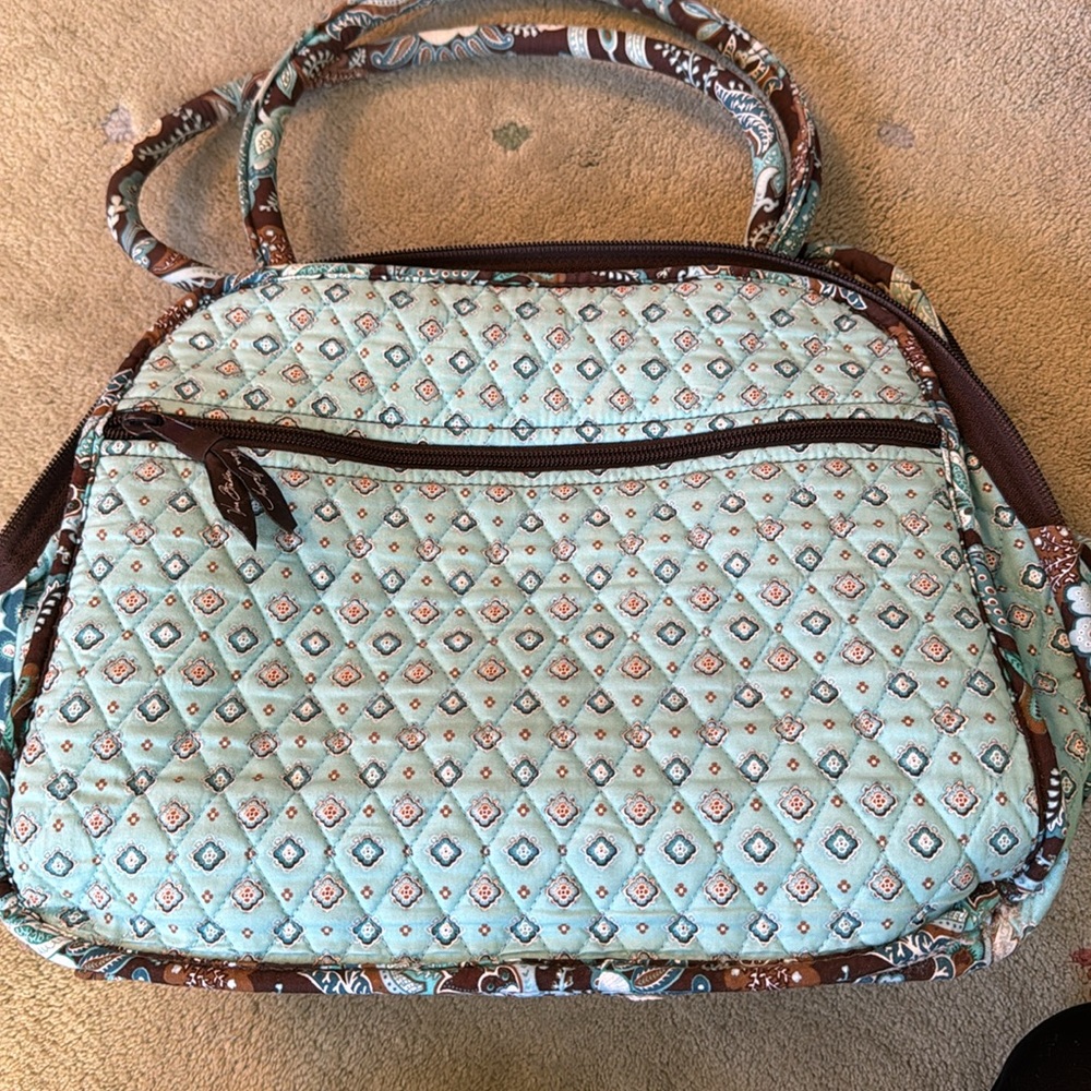 VERA BRADLEY Java Blue purse - Picture 5 of 8